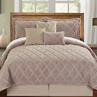 Bnfbdsffoe9090tp Bnf Home Serenta Faux Fur Ogee Embroidery Piece 722589474279