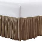 Bnfbsqpltp Bed Skirts Serenta Microfiber Pleated Bedskirt Drop 703510529299