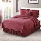 Bnfdia03-brick Home Soft Things Serenta Diamond Flannel Quilted Piece 683405503651
