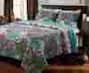 Bngl1614 Bungalow Rose Quilt Set Oversize Quilts Cover Fill Paisley Pattern King Size Bedspread Bedding