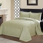 Bq7168sgkg-4434 American Traditions King Reversible Quilted Bedspread Silky Soft 0783048086365