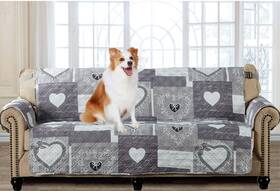 Brilliant Sunshine 741663448616 Heart Love Couch Slip Cover Patchwork Design Quilted Sli