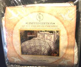 Britannica Home Fashions 008889916832 Limited Edition King Quilt And Sham Ensemble Set Size 102 X 86 Inches Free Ship