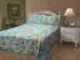 Brooke-84-cr Stylemaster Printed Floral Full Matelasse Bedspread Sky Bedspreads Coverlets 090682344806