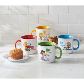 Brylanehome 085081635280 Set Of 4 Peanuts Mugs - Multi