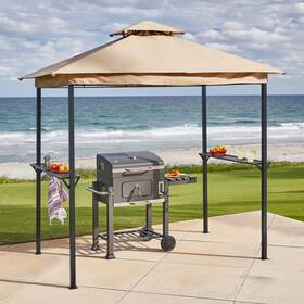 Brylanehome 196392256375 Grillzebo Replacement Canopy - Khaki