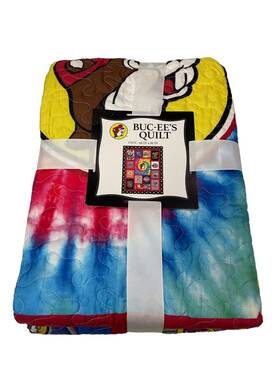 Qd9619t Buc-ee S Bucees Quilt/bucee Blanket Size Twin New 68 Inch X 86