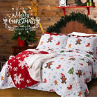 Busa841b1hm9fq Bedsure Christmas Bedding Quilts Set Decoration Printed Bedspread For