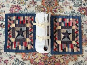 84120 C&f Enterprises Dancing Star Full/queen Quilt Multicolor Cotton 86x86