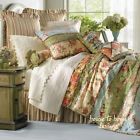 C F Garden Dream 5pc Twin Quilt Set Country Cottage Rag Patch Floral Comforter 008246277828