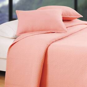 C&f Home 008246390916 Houndstooth Pink Full/queen Quilt 90 Inch X 92