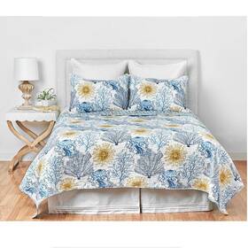 00824676252 C&f Home 82560.3fqset Monterey Mist Quilt Set Queen Or Full Size 90 Inches