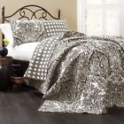 C16886p13-000 Lush Decor Aubree Piece Quilt Set King 848742016886