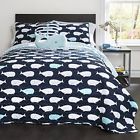 C41857p15-000 Lush Decor Piece Whale Quilt Set Twin Navy 848742041857