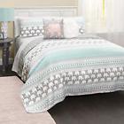C43196p15-000 C43196p15000 Piece Elephant Stripe Quilt Set Twin 848742043196