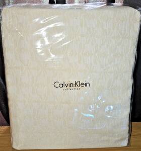 Calvin Klein 709271353753 Lx Eden Roc Ivory Queen Size Coverlet. Brand New Msrp 900