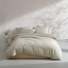 Ushsa51325581 Calvin Klein - Queen Comforter Set Modern Cotton Washed Percale Bedding With