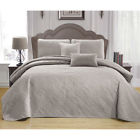 13271d Carlotta 1 Duck River Textile Taupe Bedspread Set 841643116389