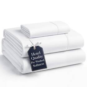 Casa Platino 055847500084 Twin Sheets Set 100% Brushed Microfiber Pre-washed Sheet S