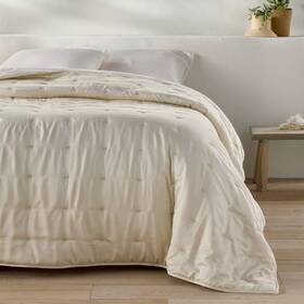 91235034 Casaluna King Rayon From Bamboo Quilt Ivory -
