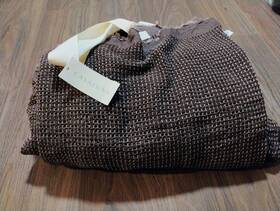 91244845 Casaluna King Plus Textured Waffle Coverlet Dark Fig -