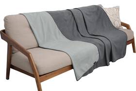Catalonia 765150440167 Waterproof Blanket For Bed 50x60 Inch Light Gray/dark Gray