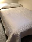 Cb1715 Hudson Quilted Coverlet White Covers Bed With Mattress Clean