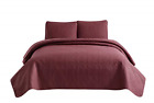 Cb1716-8k Cozy Beddings Deco Coverlet Set Size Bed Lightweight Thermal Pressing