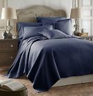 Cb401-3bs Cozy Beddings Coverlet Caterina Navy