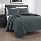 Cbzaria Kgck Gy1 Cozy Beddings Zaria Quilted Coverlet Set Oversized Quilt 819672013863