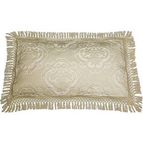 Cgg Home Fashions 740504349716 Hyde Park Jacquard Bedspread Ivory King Sham
