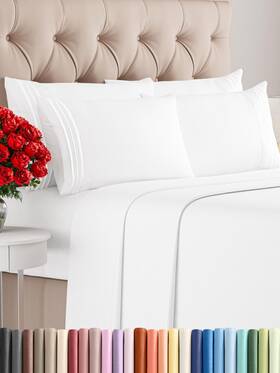 Synchkg083660 Cgk Unlimited Full Sheet Set 6 Piece - Bed Sheets Size Soft Hotel Luxury Bedding C