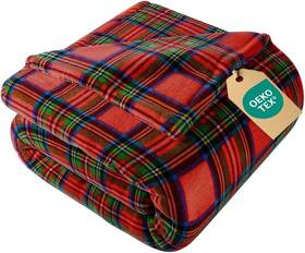 Xmaspfbthdesign187 Cgk Unlimited Ultra Soft Fleece Blanket Throw Size - Christmas 50 X 60 26 Tartan