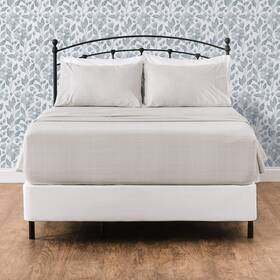 Chanasya 840195702101 Premium Printed Queen Bed Sheet Set 4-piece - Soft Hand Drawn Plaid