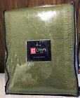 Chaps Home Rosemont Full Queen Green Coverlet Quilt Cotton Nip