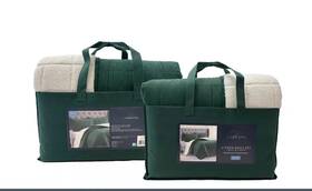 1796199 Charisma 3-piece Corduroy And Sherpa Quilt Reversible Set King 108 Inch X98 Colors