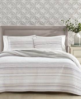 Charter Club 194136339063 Madison Yarn Dye Cotton Quilt Twin
