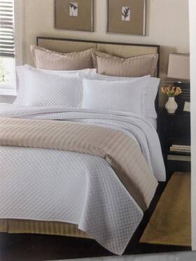 Carofe82 Charter Club 766390798575 Damask Quilted Full Queen Coverlet 3 Pc White Xs 2