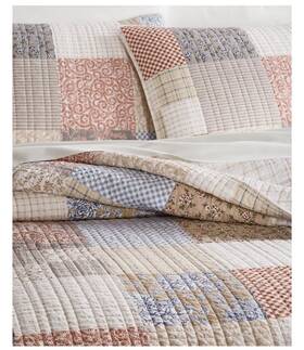 Charter Club 766390903146 Farmhouse Refresh Patchwork Full / Queen Quilt Multi - 200