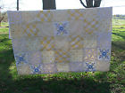 Cheerful Delightful Large Piecework Handmade Bedspread Chenille Extra Cozy Quilt