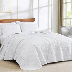 Chezmoi Collection 785462811578 3 Piece 118 By 106 Inch Austin Oversized Bedspread Coverlet Se