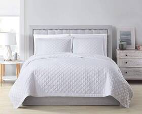 Chezmoi Collection 840079122681 Owen 3-piece Soft Cooling Blend Of Rayon Derived From Bamboo And Polyester Quilt B