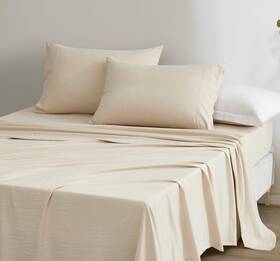 Chezmoi Collection 840079167200 Stone Washed King Size Sheet Set - 4-piece Extra Soft Brea