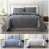 Chezmoi Collection Cooling Bamboo Viscose Jacquard Bedspread Coverlet Set Frederick