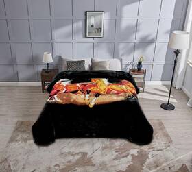 Kmb-horses-85x95 Chezmoi Collection Heavy Single Ply 9 Lbs Korean Style 85x95 - King Horses