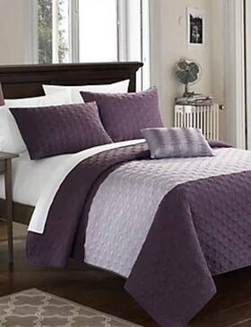Chic Home 840444119759 Dominic 4 Piece Quilt Set King Size New In Factory Zip Storage Bag