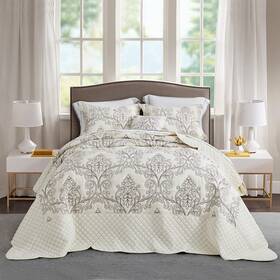 Chixin 755334717550 Bedspread Coverlet Quilt Set Full Size Lightweight Bedding Cover Beautiful Stitc