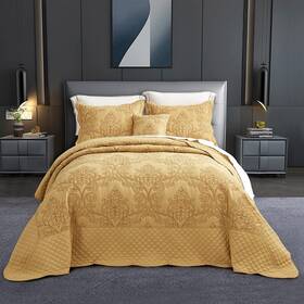 H-4202 Chixin Bedspread Coverlet Set Queen Size - Lightweight Bedding Cover Beautiful