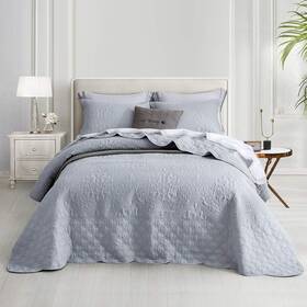H-5206 Chixin Oversized Bedspread Coverlet Set King Size - Lightweight Bedding Cover