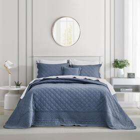 H-5381 Chixin Oversized Cotton Bedspread King Size - Real Stitching Quilt Luxury Q